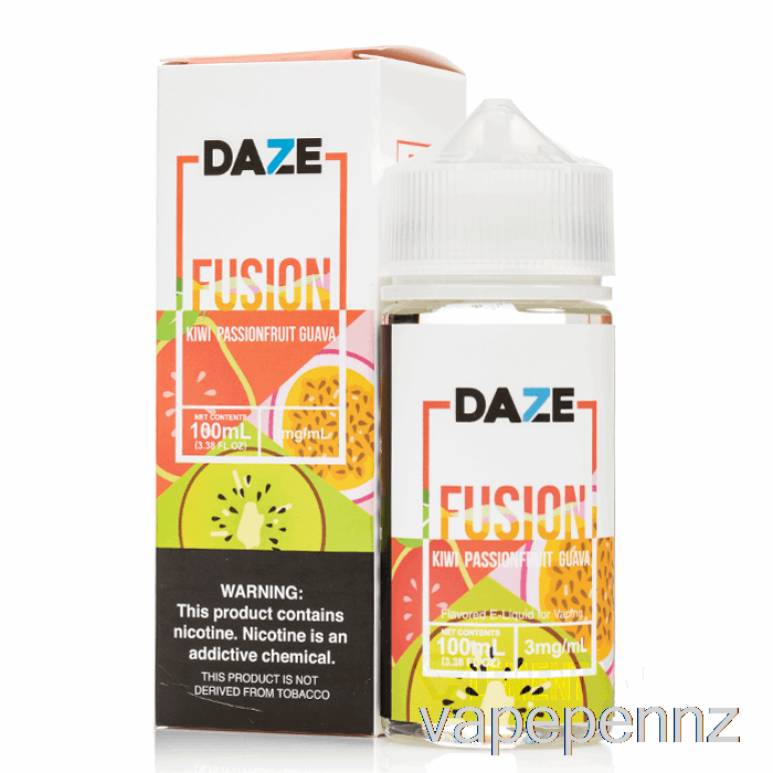 Kiwi Passionfruit Guava - 7 Daze Fusion - 100mL 6mg VAPE NZ